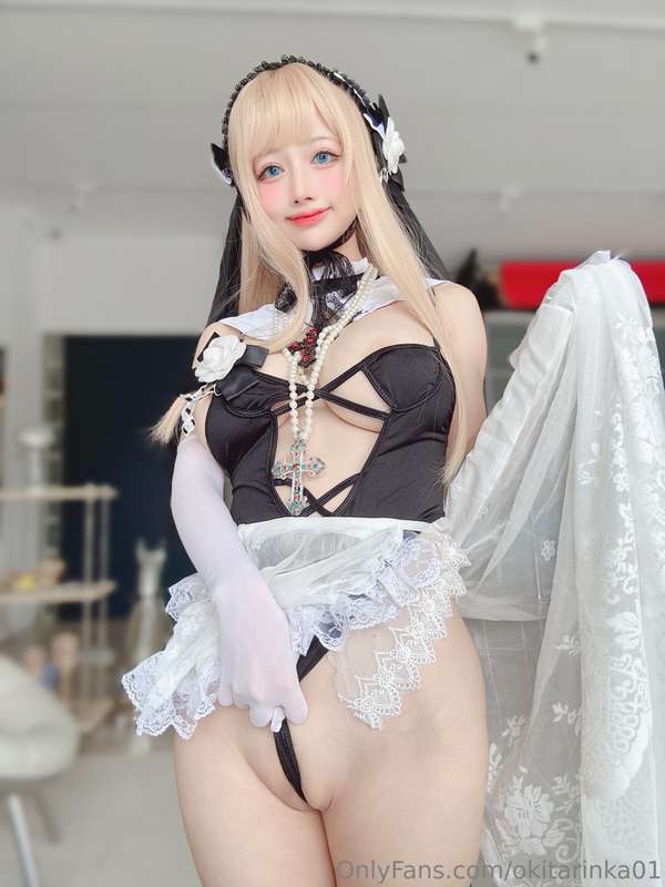 Nun Maid part2🖤🤍🖤🤍 12