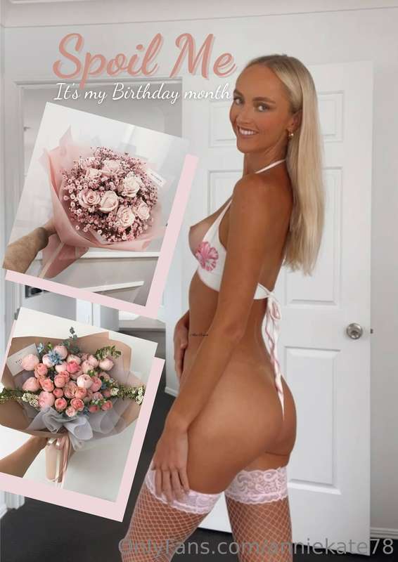 It's my Birthday month babe!! Spoil me 💐