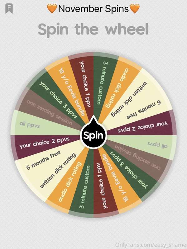 CLOSED
🍁Happiest November!🍁
I am bringing back spin the whee..