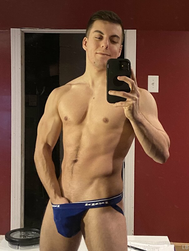 Who said straight men don't know how to pose with jockstraps..