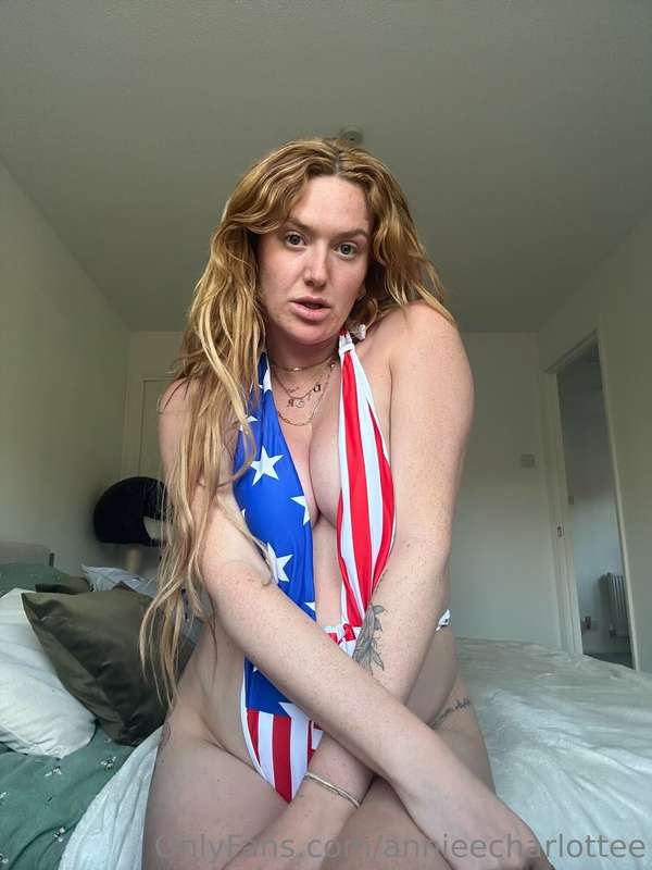 ## Your 4th July SLUT! 🇺🇸💥  Lets celebrate 4th july right ba..