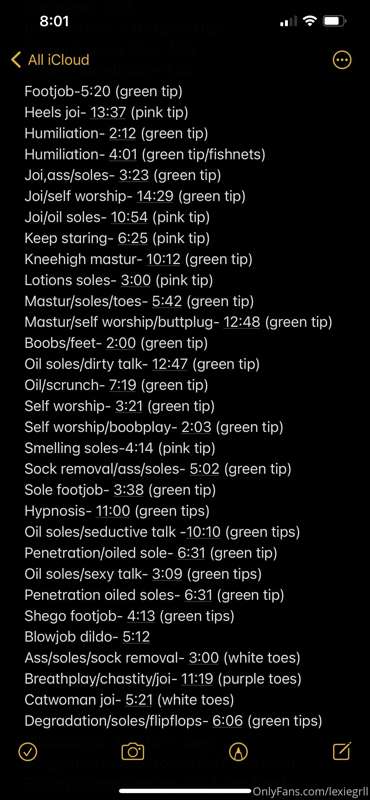 Just thought I’d post my PREMADE content list on here for yo.. 5