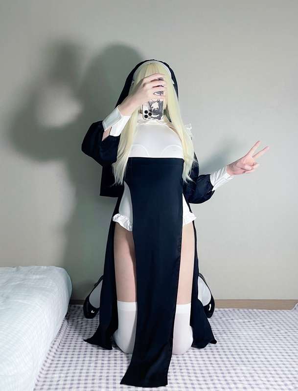 シスターコスプレ🤍시스터 코스프레🖤 1