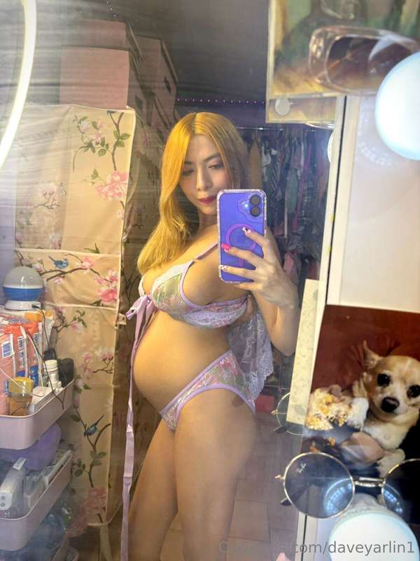 🤰🏻💜 1