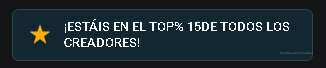❤🍾Guys we reach the top %15!!!🍾❤ 🌟Let's go for top %10🌟