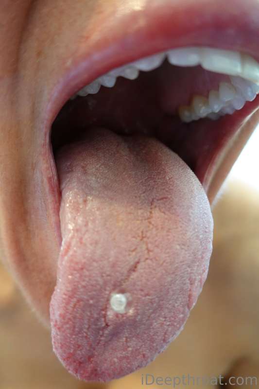 I know I have a very fuckable mouth. It's huge and can hold .. 6