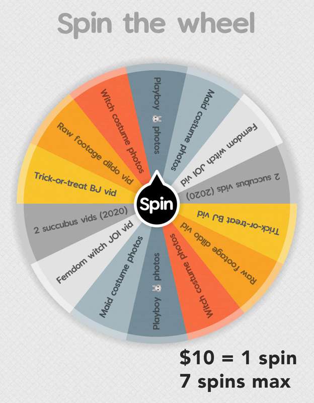 **Trick-or-Treat Wheel**  👻 ***Available***

• To spin, simp.. 1