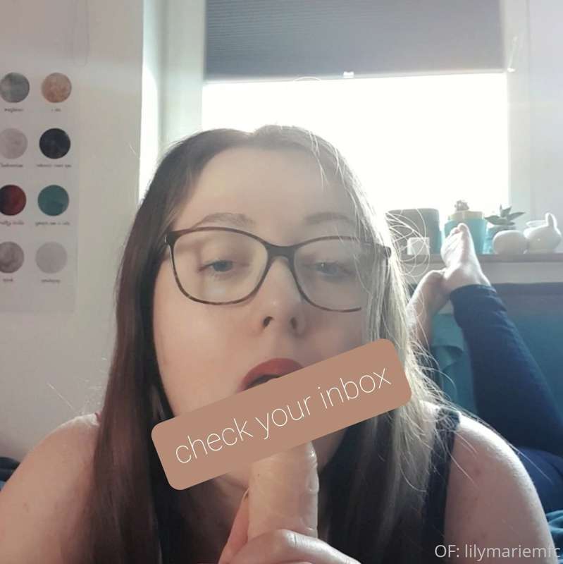 It has been sending for a while but the blowjob video that's..