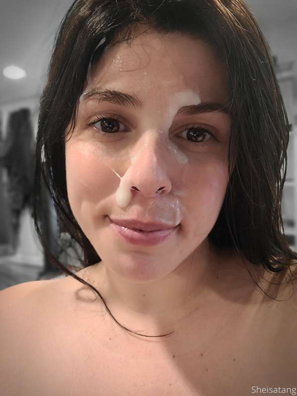 Some facial photos from yesterdays nice big load 😌😌 2