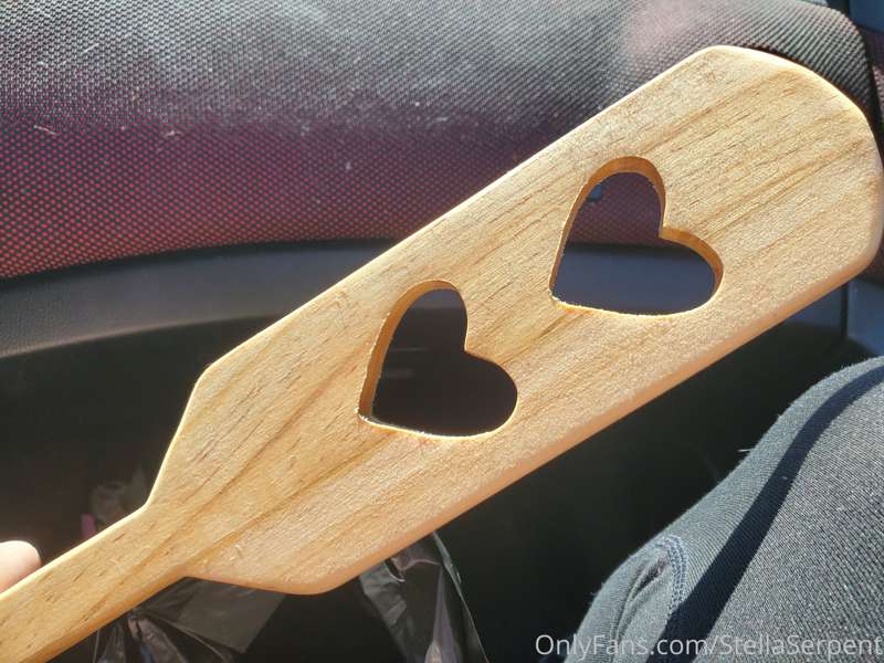 Just got my first wooden paddle... 🥰🥰