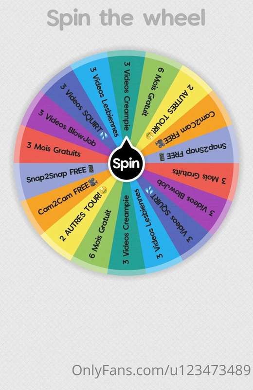 🤑NOUVELLE ROUE🤑 Viens là tester pour du fun garanti😉💦  10$/1..