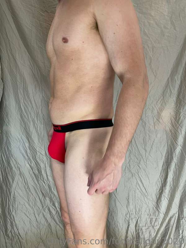 Soldier shows off his hot muscular body in a thong and jock!.. 7