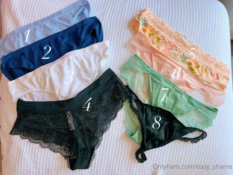 ***They’re here!  I’ve been so excited for this! My panties ..