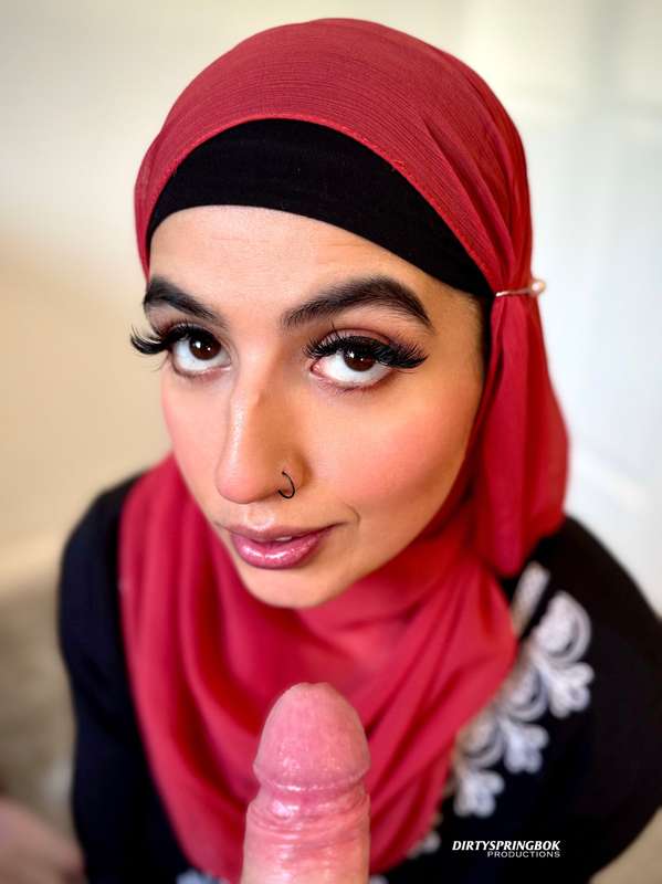 I'm on my knees, ready to suck your delicious white cock @di.. 1