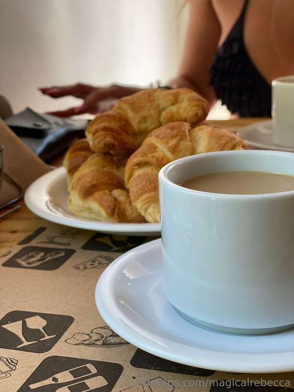 The day starts better with a good coffee and croissants, don..