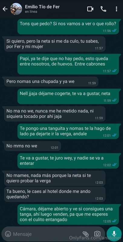 El tío de mi mejor amigo ("heter0" casado y con hijos) anda ..