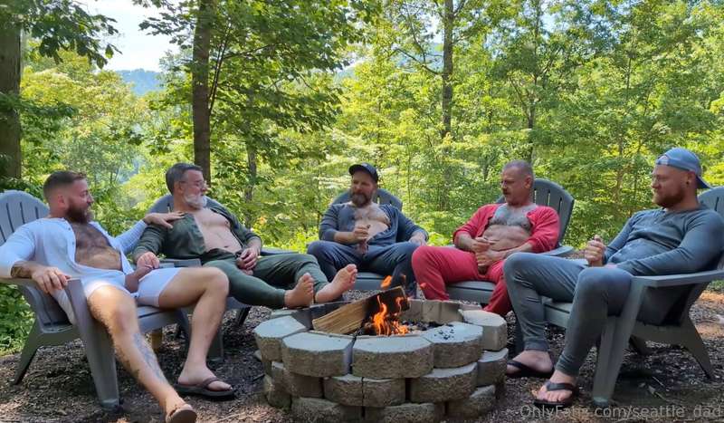 You guys know I love being outside around a campfire with my..