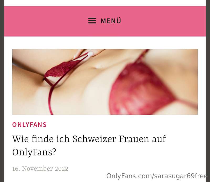 SO FINDEST DU SCHWEIZER FRAUEN AUF ONLYFANS! 🔞🇨🇭 Jetzt meine..