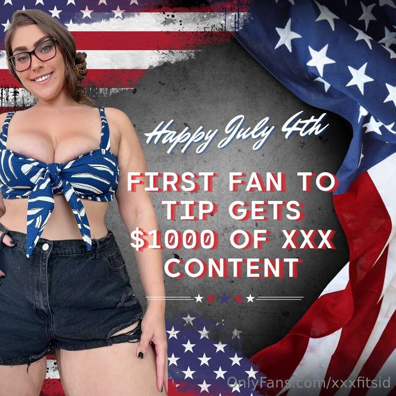 HAPPY 4TH OF JULY☀️🔥🥵 Tip this post to receive 5 girl/girl v..
