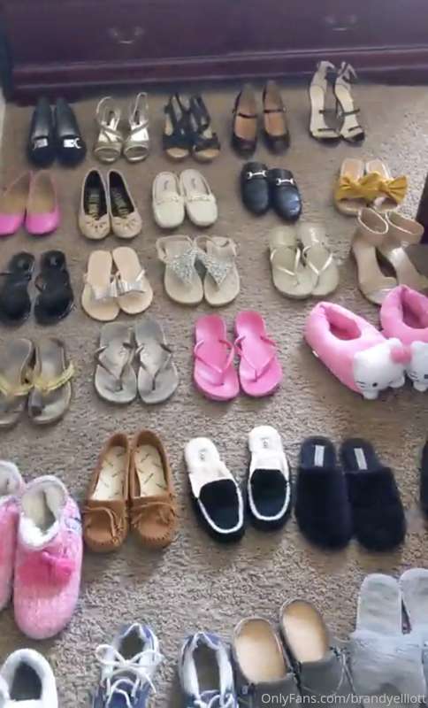 Pic of the Shoe Collection video I just uploaded 💋