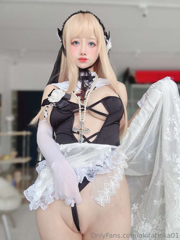 Nun Maid part2🖤🤍🖤🤍 9
