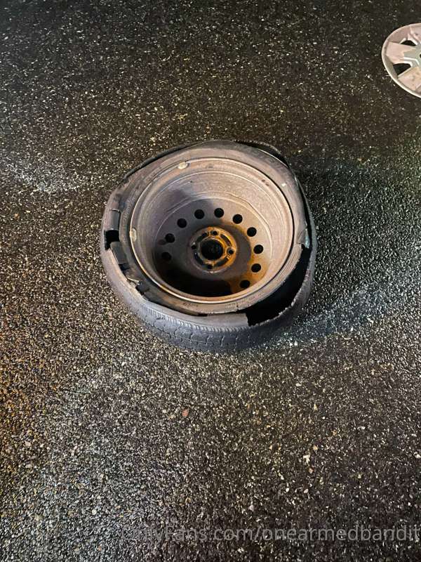 Luckily I'm fine, have no idea how it blew out this bad tho...