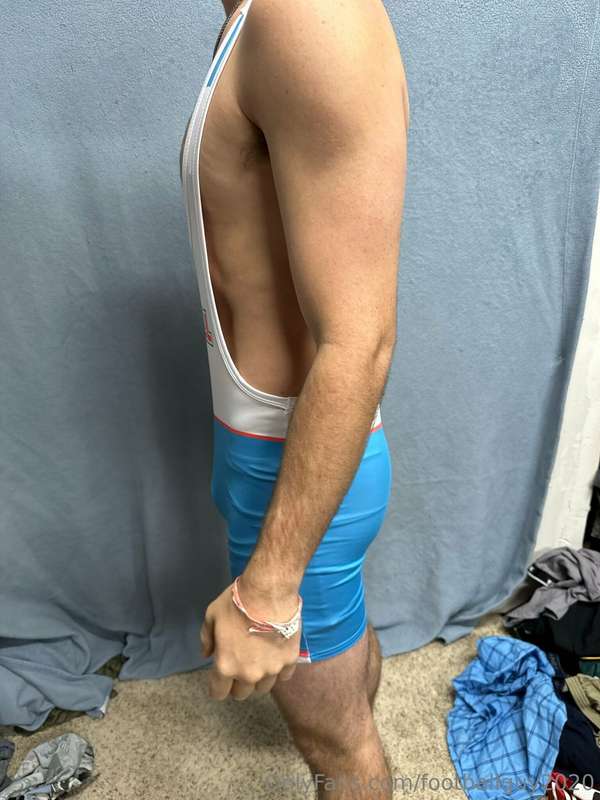 Wrestling singlet wearing private! 21
