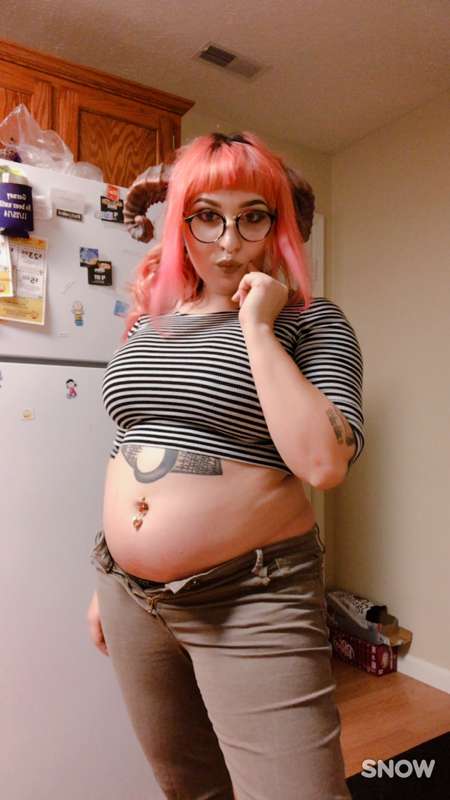 Showing off my cute chocolate shake baby ❤️ 4