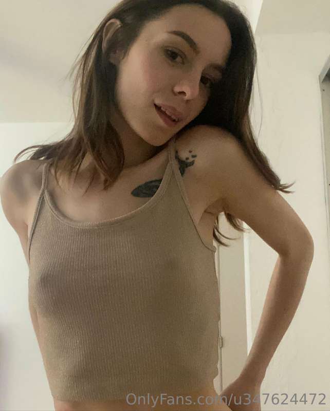 This shirt is so thin and it shows through🤭