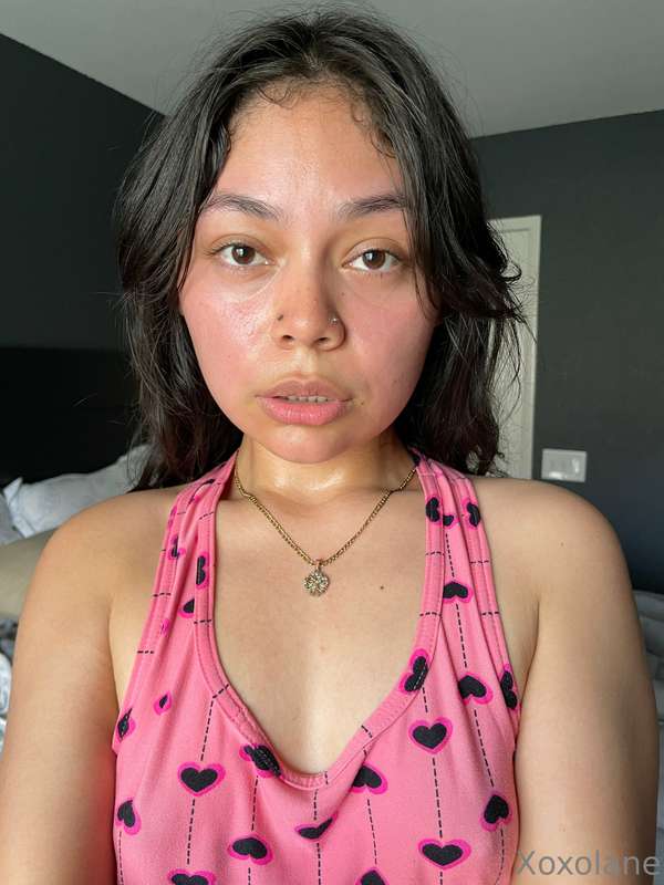 I get so sweaty after my workout 🥵