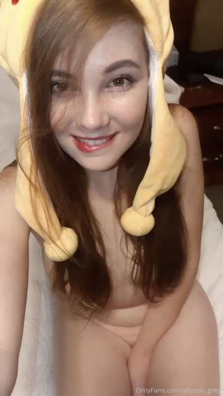 “If I’m wearing a bikini...where do I put my Pokeballs? Teeh.. 1