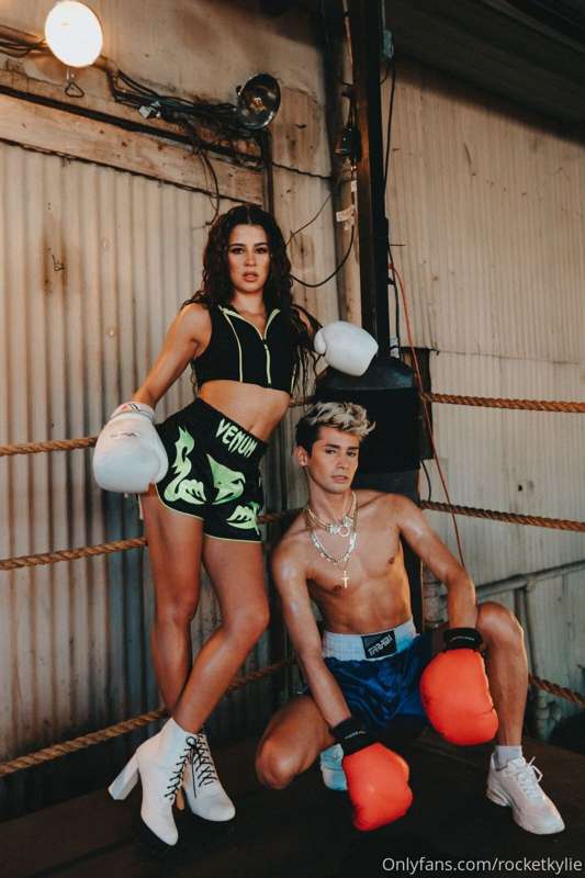 Don't we look good on this stage?🥊😈 You need to follow @liam..