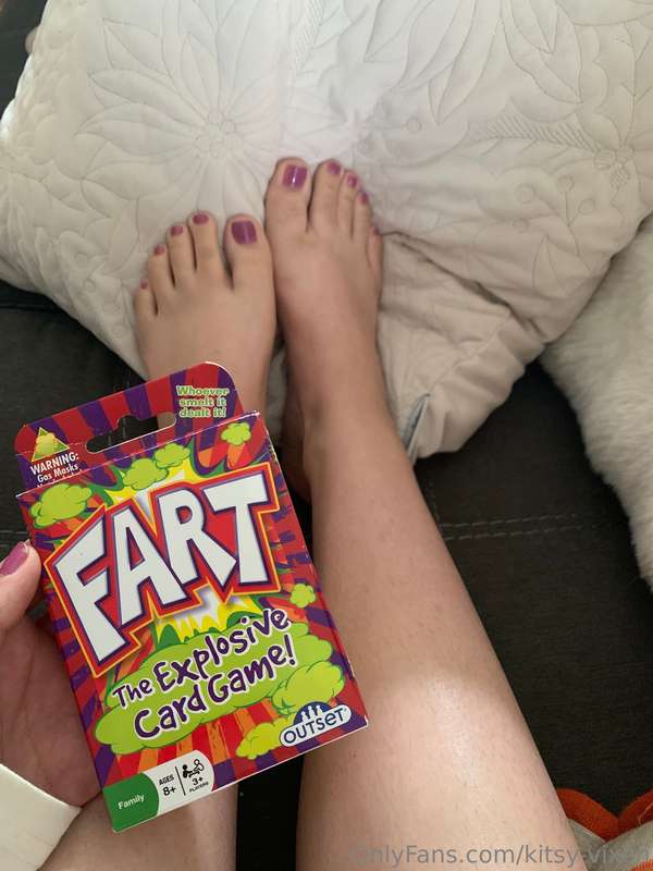 Has anyone played this fart game before?😂  I just found it w..