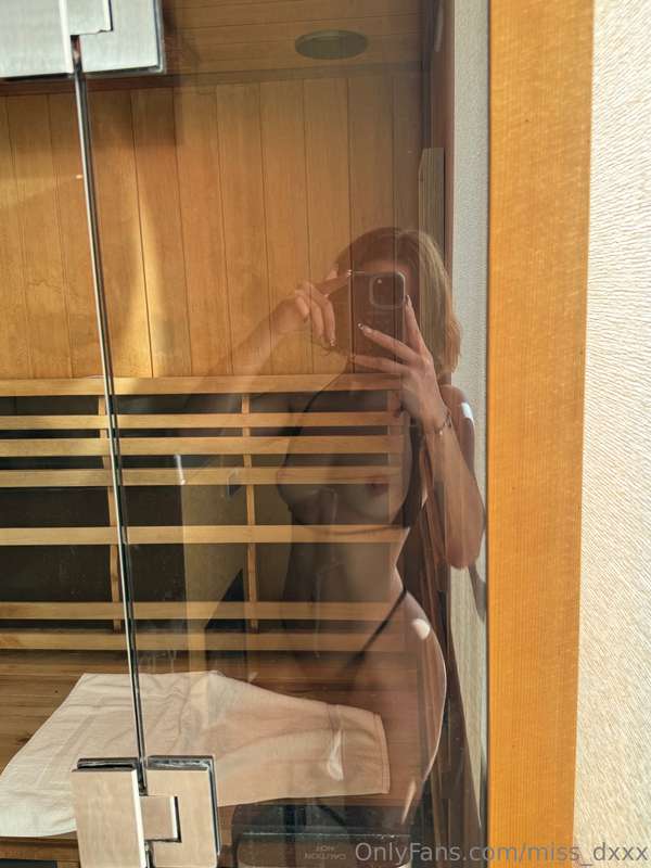 Today at the sauna 🥵 