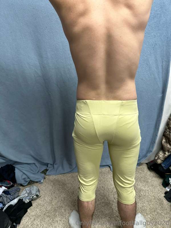 The new private in football gear and a wrestling singlet! 13