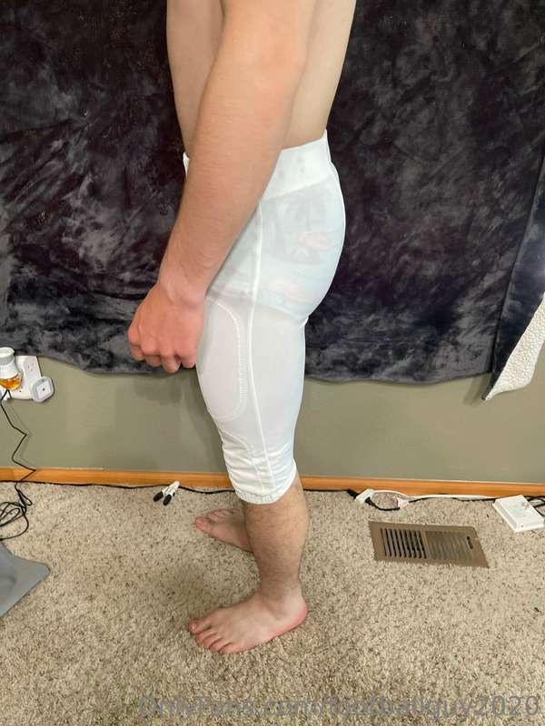 Me in football pants set 2 1