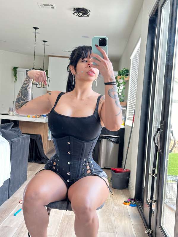 new corset! it's a little big on me which surprised me since..