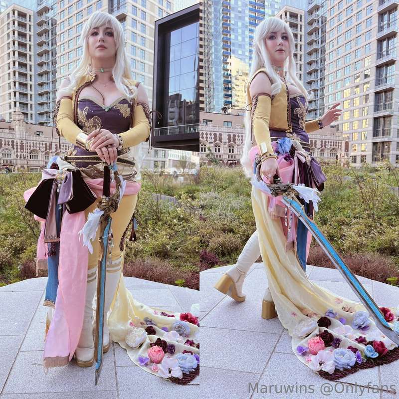 My celes cosplay from yesterday 🤍I had so much fun, even tho..