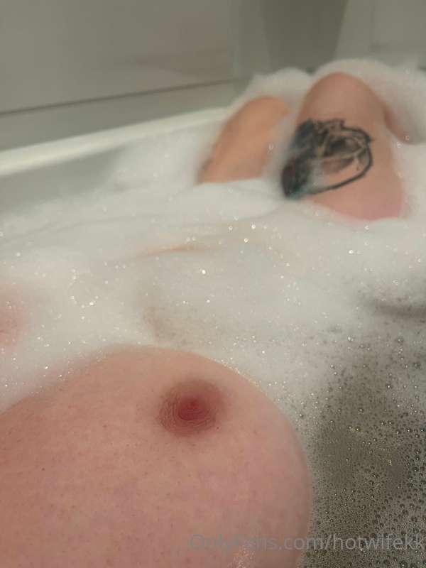 Peekaboo! Who wants to wash my back?