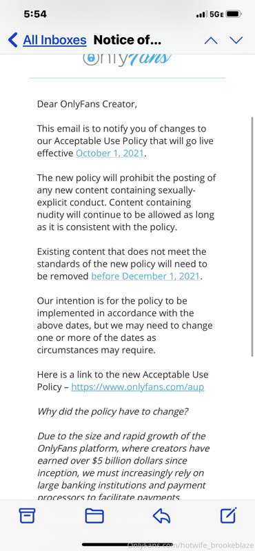 This is the email we received and we looked up what they are..