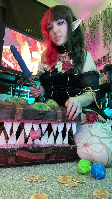 You can call me Gummy the Mimic Slayer 👅 cum on this adventu.. 6