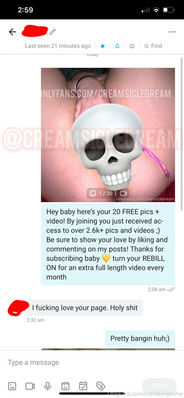 You haven’t subbed yet...why? ?
onlyfans.com/creamsicledream
