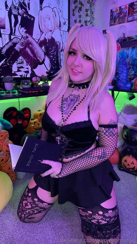 Misa from Deathnote cosplay! ⛓️🥀🖤 Be my Kira? 👉👈 8