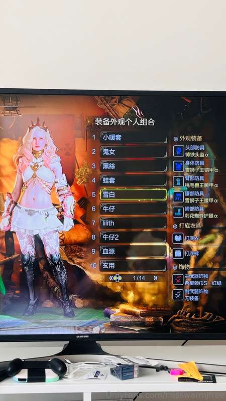 Okay Here is my Monster Hunter’s Character looks like! I pro.. 1