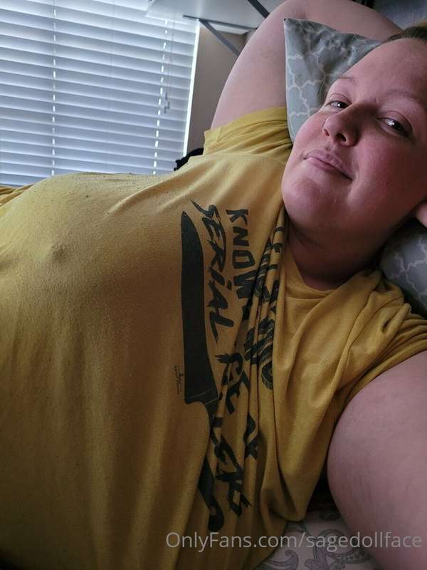 Someone really liked this view of my pokey nipple