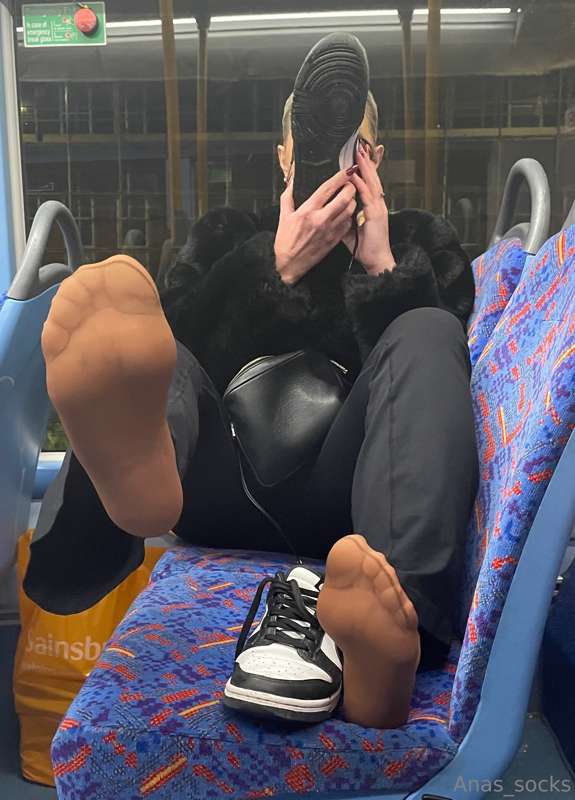 Smelling my sweaty  Nike dunk on the bus after a long day … .. 1