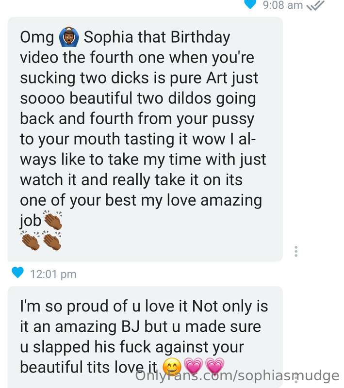 I love getting great feedback on my videos 😈😈