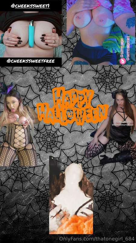 👻 who’s boo-bies do you want to cum on tonight 👻  First row-.. 1