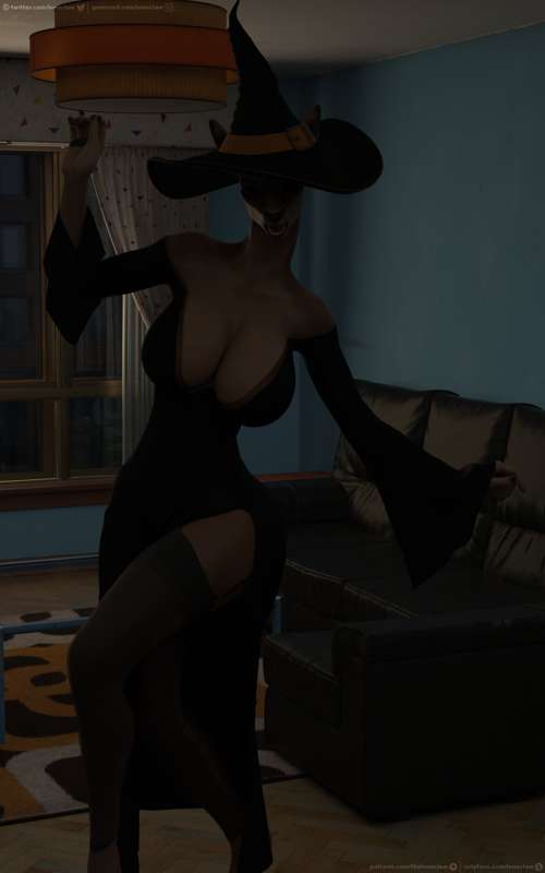 [Pin-up] Elaine's Halloween Costume
