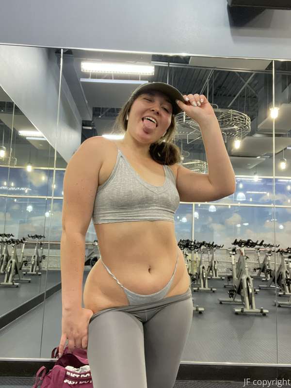 Horny after my workout… Should I take these all the way off?..